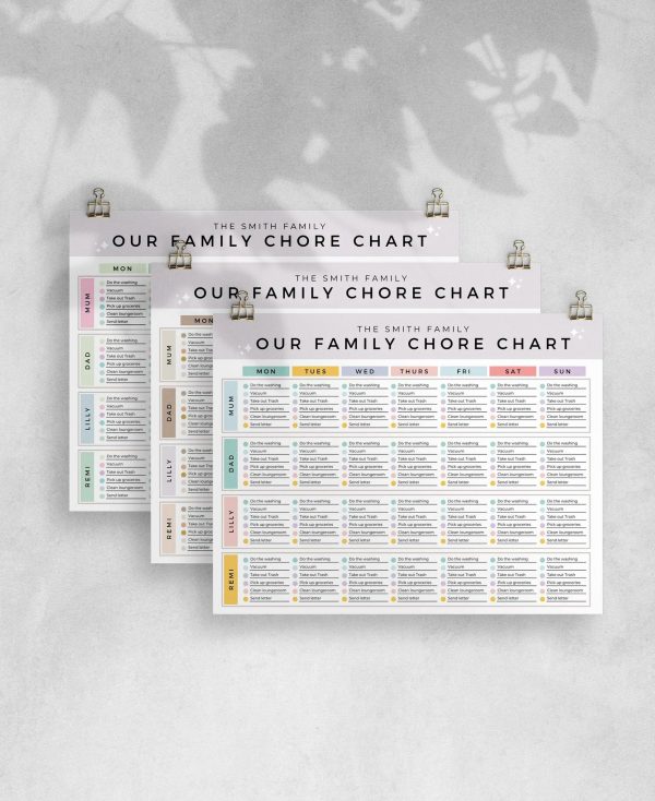 Family Chore Chart